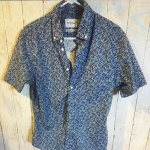 Goodfellow & Co Men's Blue Floral Shirt